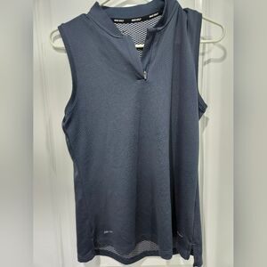 Nike Women’s Dri Fit Dark Blue Sleeveless Top Size M